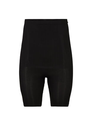 Shapewear shorts met hoge taille, Black, Packshot image number 0