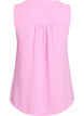Mouwloze top met kreukeffecten, Roze, Packshot image number 1