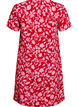 Korte a-lijn jurk met bloemenprint, Rood, Packshot image number 1