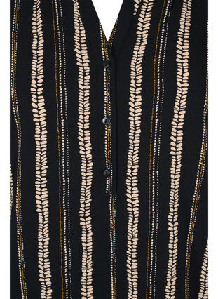Chemise à manches courtes et col en V, Graphic Stripe, Packshot image number 2