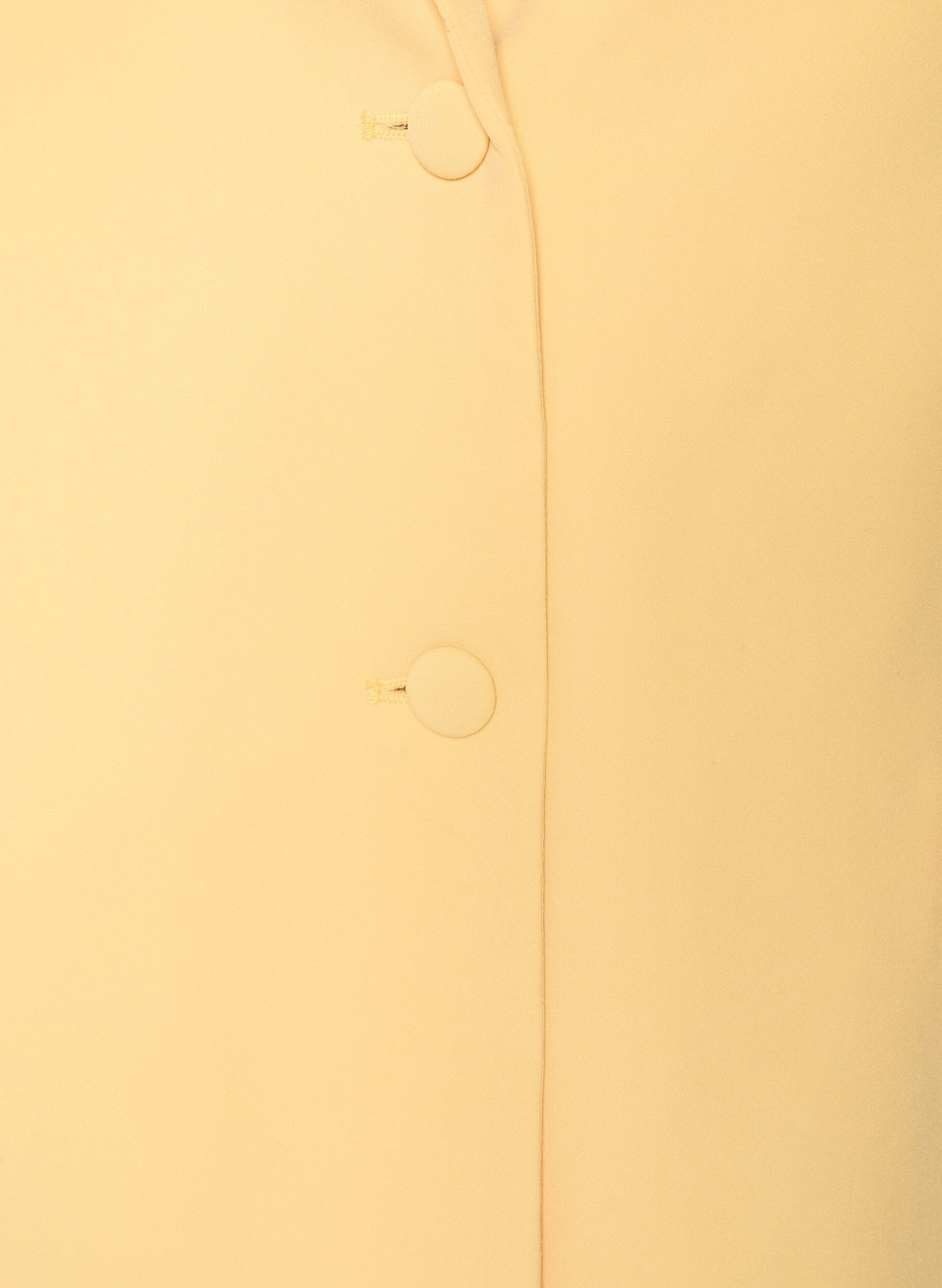 Zizzi Blazer classique avec fermeture &agrave; boutons, Jaune clair, Packshot image number 2
