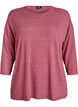 Blouse en jersey avec manches 3/4, Rose poudr&eacute;e, Packshot image number 0