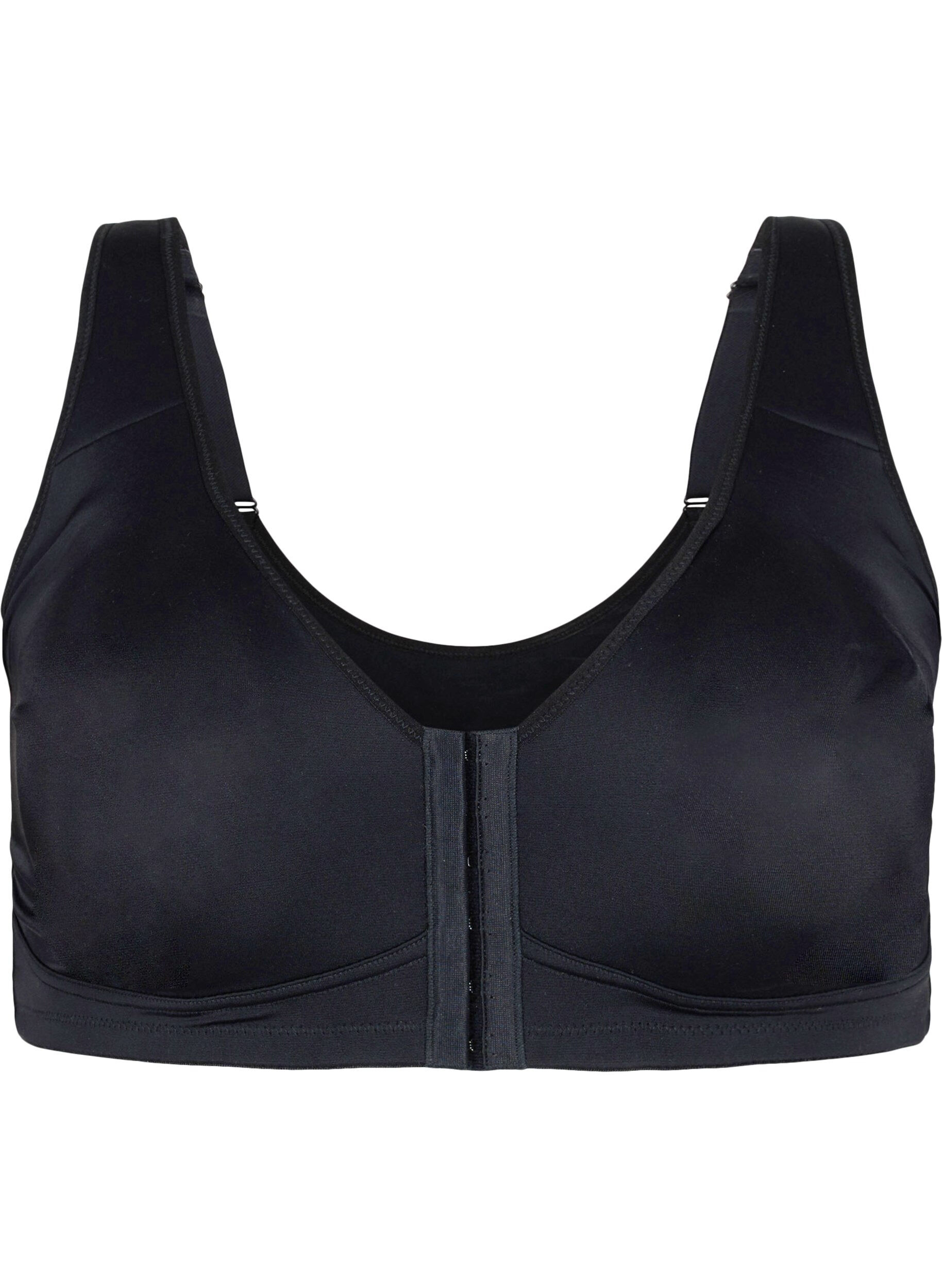 Zizzi Soutien-gorge avec fermeture frontale, Black, Packshot image number 0