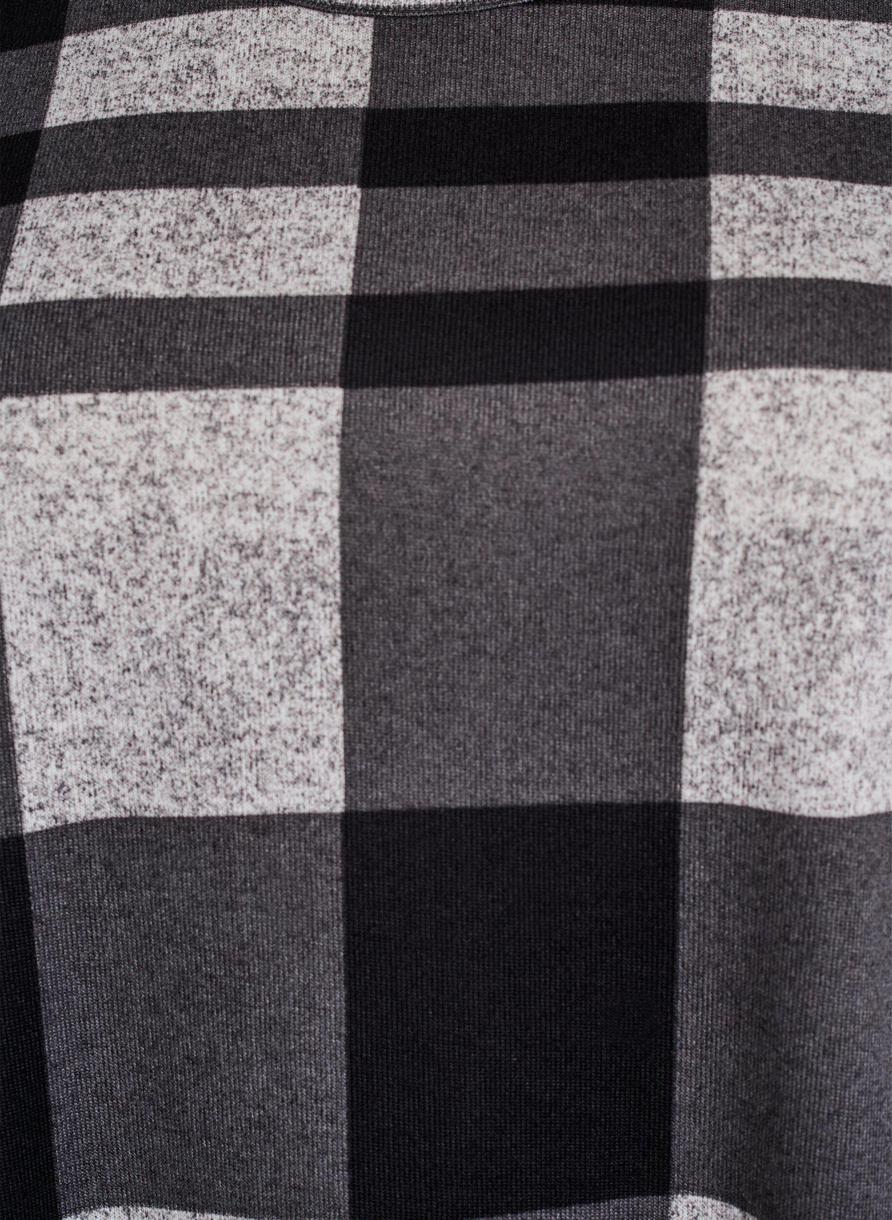 ZizziGedessineerde blouse met lange mouwen, Grijs, Packshot image number 2