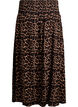 Jupe longue en viscose avec smocks, Marron, Packshot image number 1