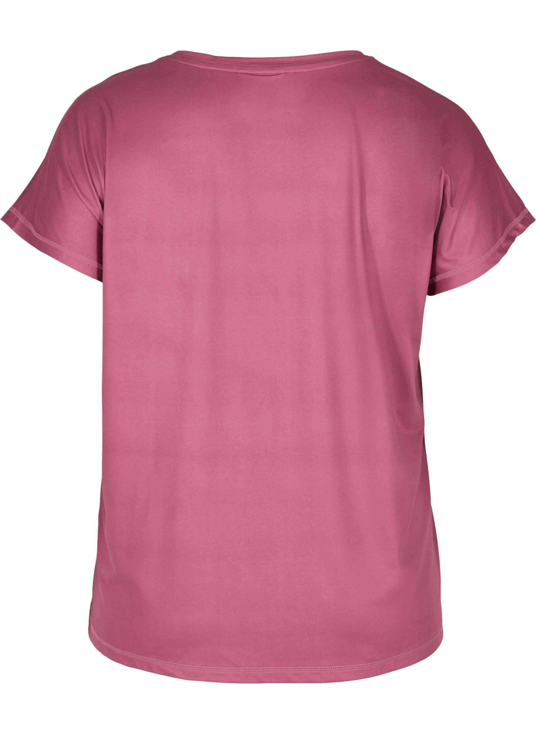 Zizzi T-shirt basique, Bordeaux, Packshot image number 1