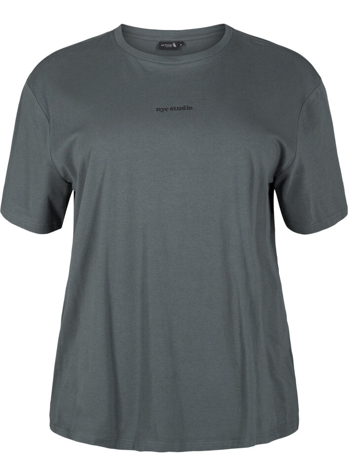 T-shirt sportif en coton biologique, , Packshot image number 0