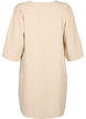 Gestreepte jurk met 3/4 mouwen, Camel Stripe, Packshot image number 1