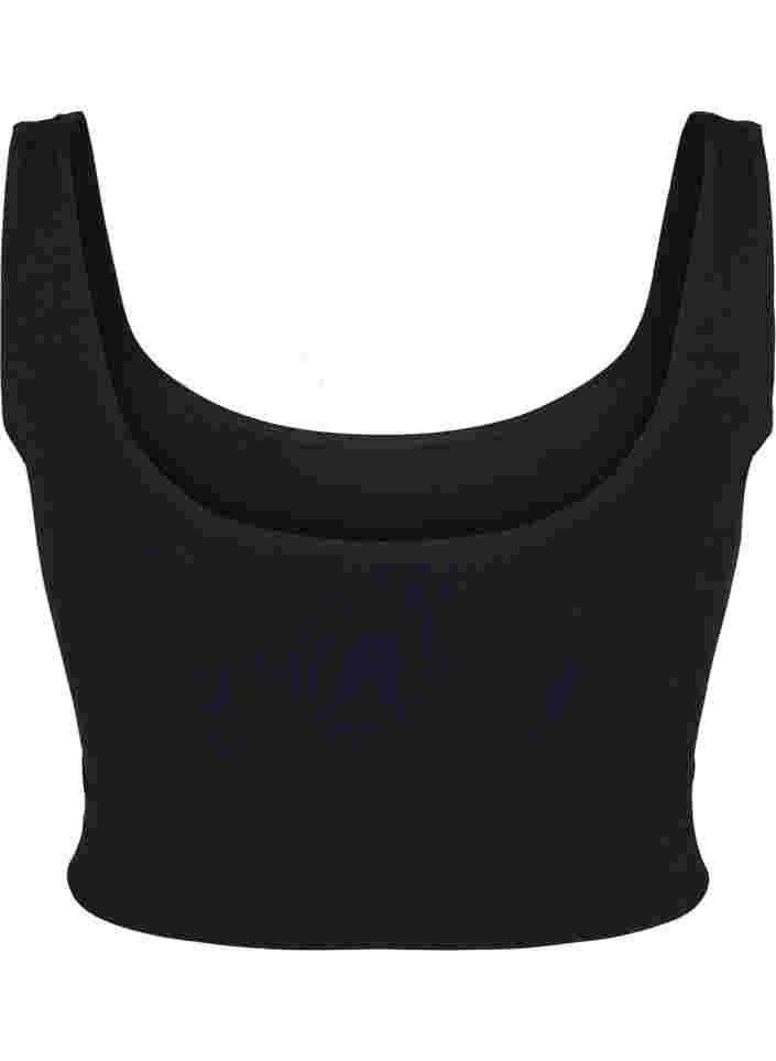 Soutien-gorge sans coutures avec encolure ronde, Black, Packshot image number 1