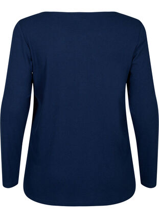 Nachthemd met lange mouw, Navy Blazer, Packshot image number 1