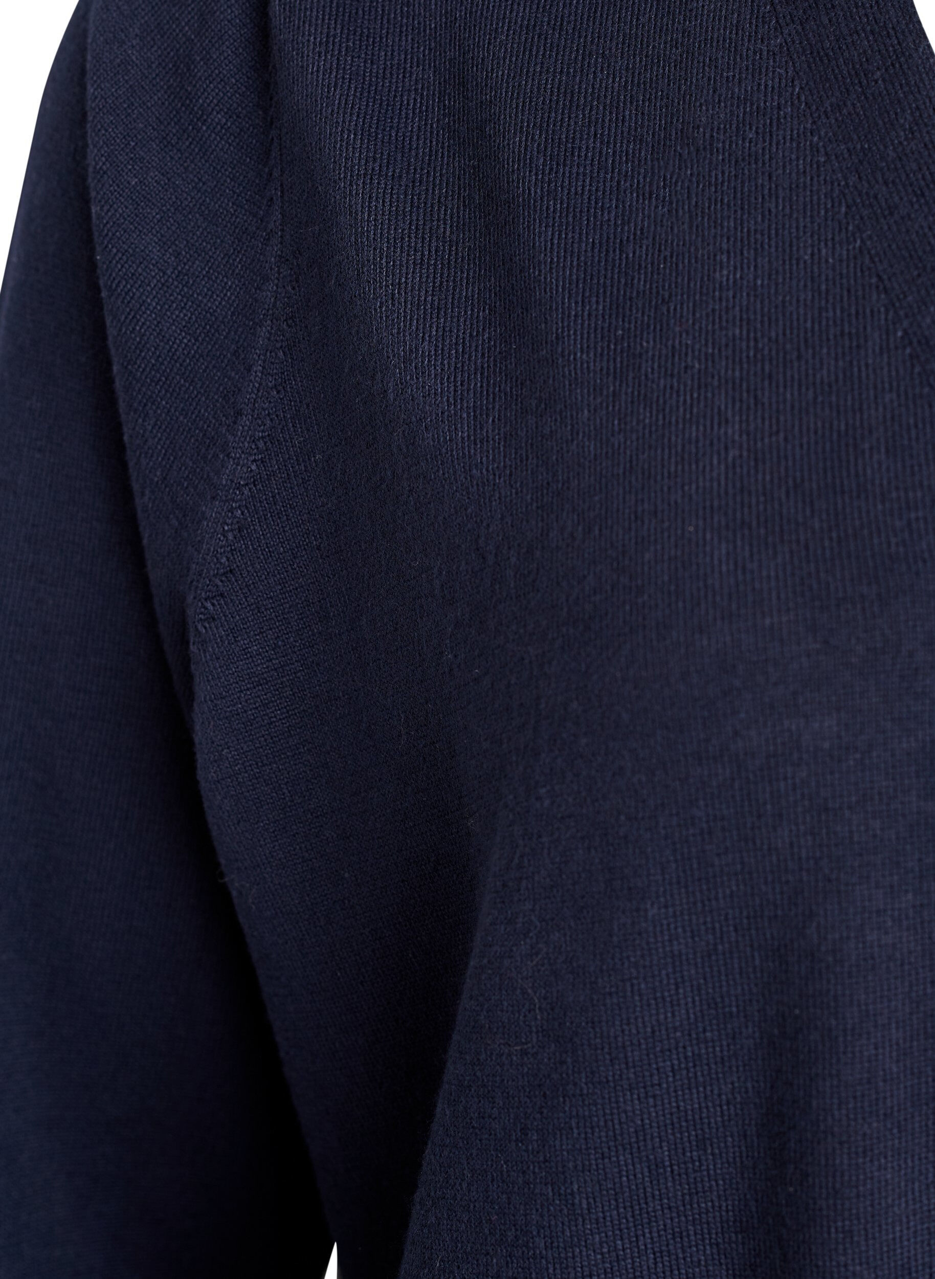 ZizziLang, open vest met zakken, Blauw, Packshot image number 3
