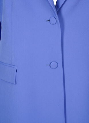 Klassieke blazer met knoopsluiting, Wedgewood, Packshot image number 2