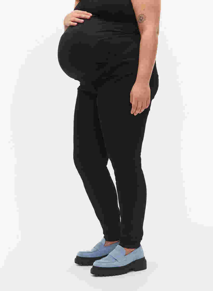 Pantalon de grossesse à poches arrière, Black, Model image number 2