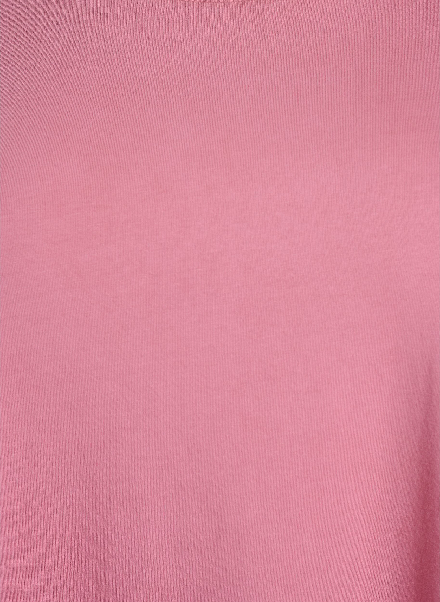 Zizzi Robe courte &agrave; coupe droite et &agrave; aspect d&eacute;lav&eacute;, Rose, Packshot image number 2