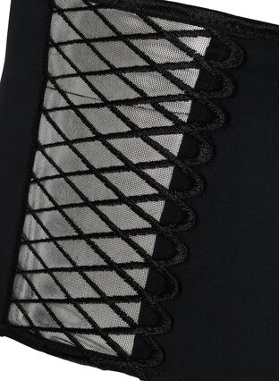 Culotte avec résille , Black, Packshot image number 3