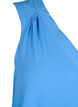 Mouwloze top met kreukeffecten, Blauw, Packshot image number 3
