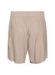 Shorts met hoge taille in linnen en viscose, Beige, Packshot image number 1