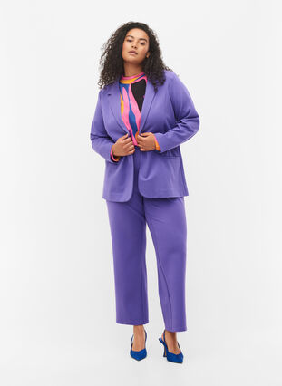 Pantalon large avec poches, Ultra Violet, Model image number 0