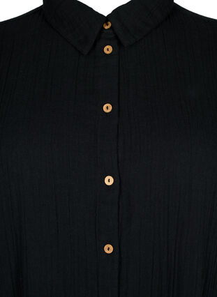Chemise à manches courtes avec boutons, Black, Packshot image number 2