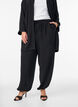 Ballonbroek met hoge taille, Zwart, Model image number 2