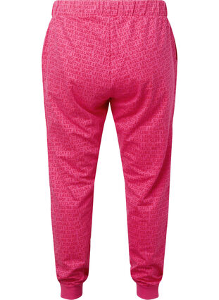 Pantalon de survêtement avec imprimé et poches, Hot Pink AOP, Packshot image number 1