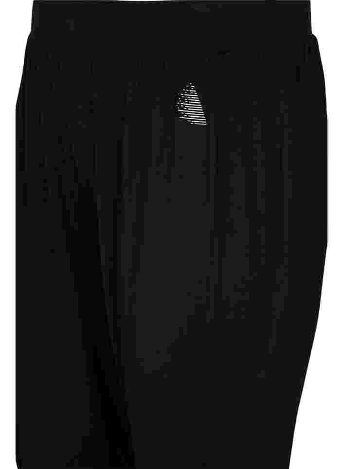 Pantalon de sport de viscose longueur 3/4, Black, Packshot image number 2