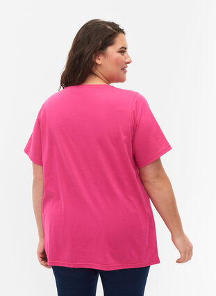 FLASH - T-shirt avec motif, Raspberry Rose, Model image number 1