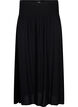 Jupe longue en viscose avec smocks, Noir, Packshot image number 0