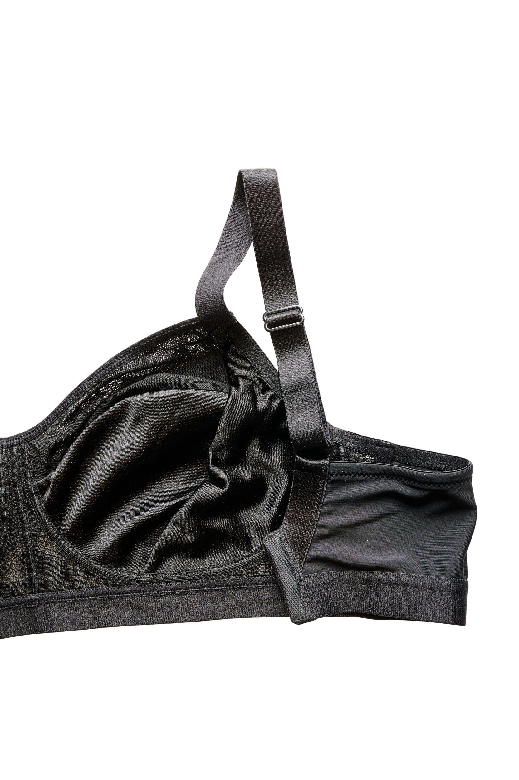 Zizzi Soutien-gorge sans armatures avec dentelle, Noir, Packshot image number 3