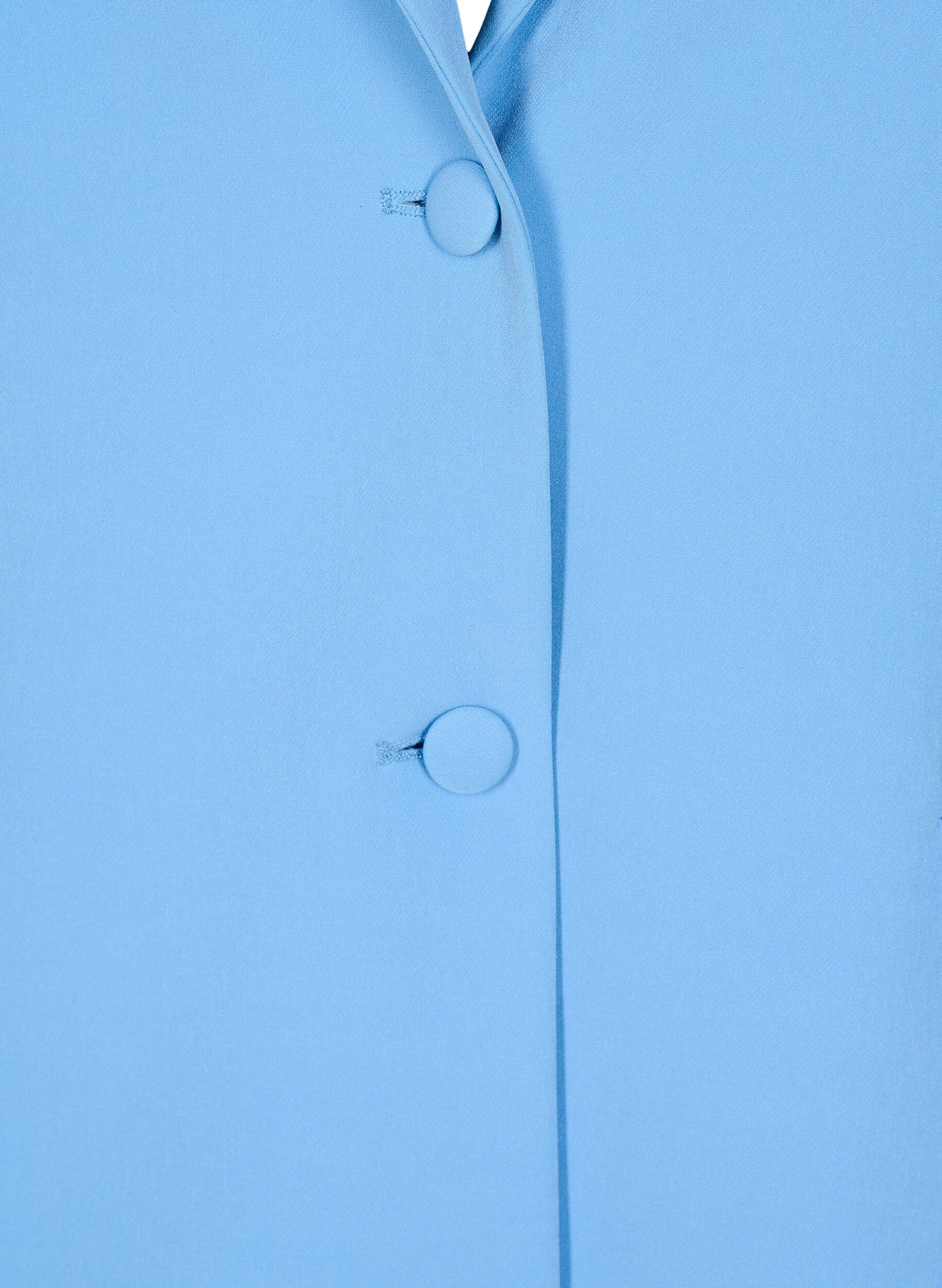 ZizziKlassieke blazer met knoopsluiting, Blauw, Packshot image number 2