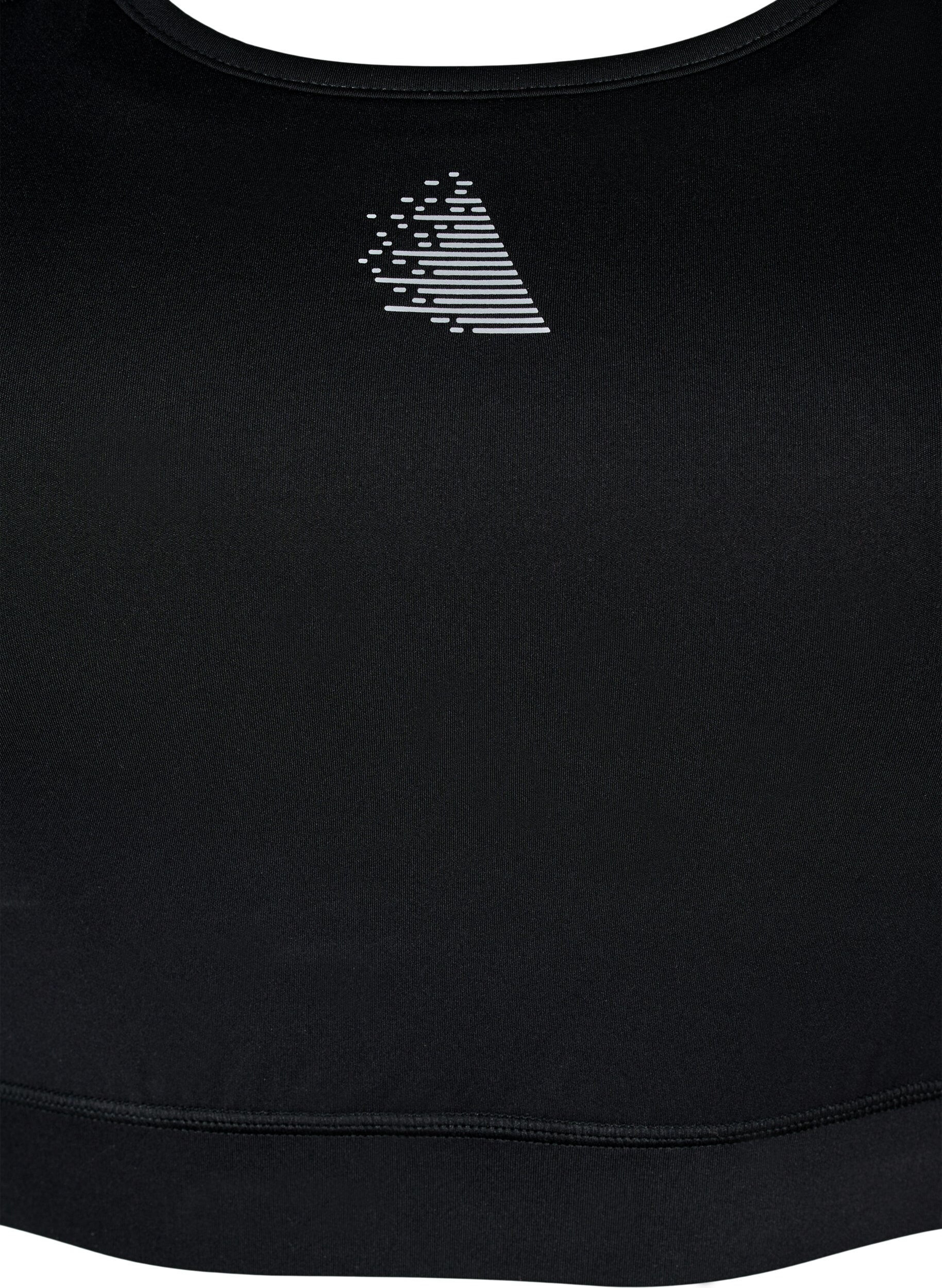 Zizzi Soutien-gorge de sport avec poche avant, Noir, Packshot image number 2