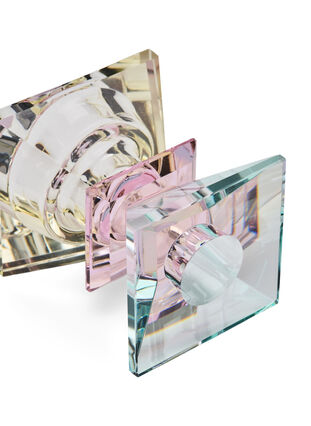 Bougeoir en cristal, Lysegul/Mint Comb, Packshot image number 2