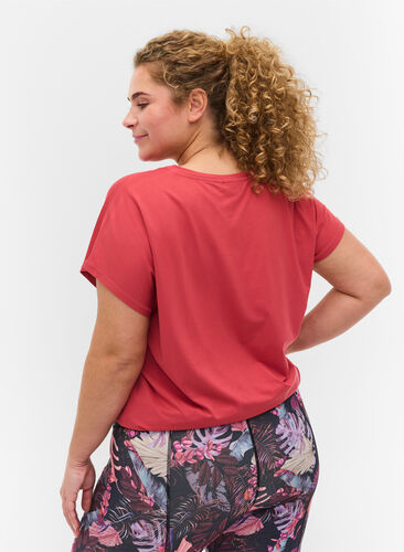 T-shirt basique, Garnet Rose, Model image number 1