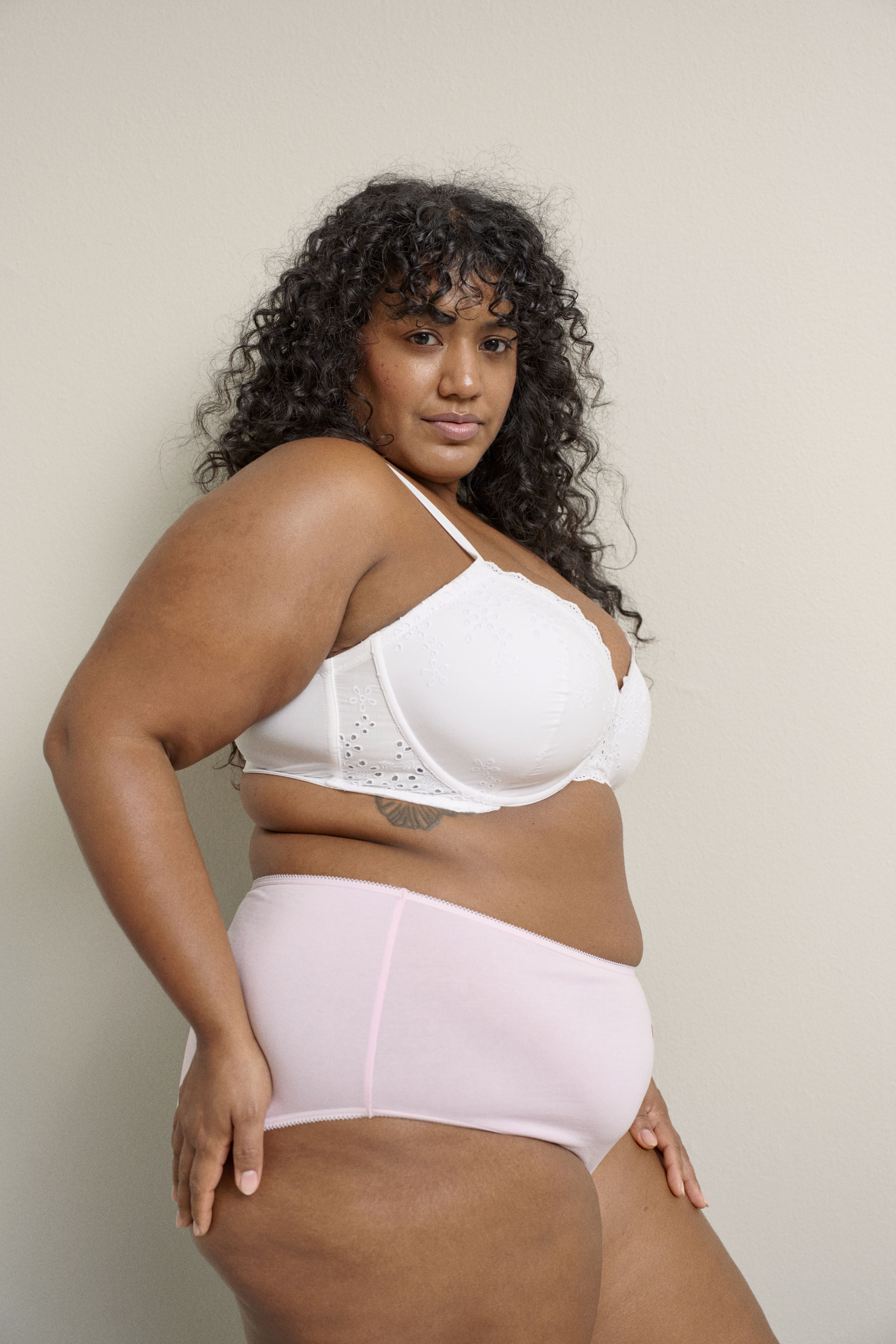 Zizzi7-pack hipster slipjes, , Model