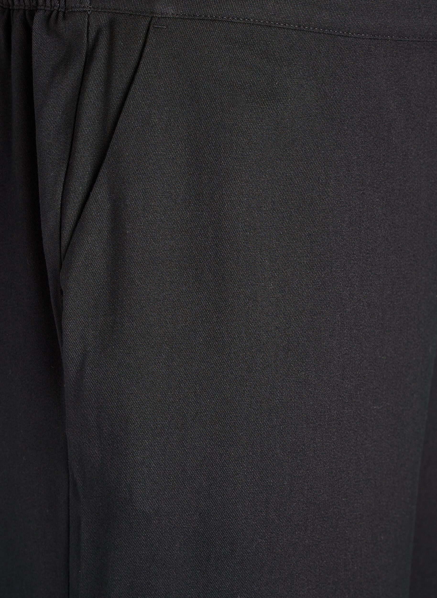 ZizziWijde broek met een hoge taille, Zwart, Packshot image number 2