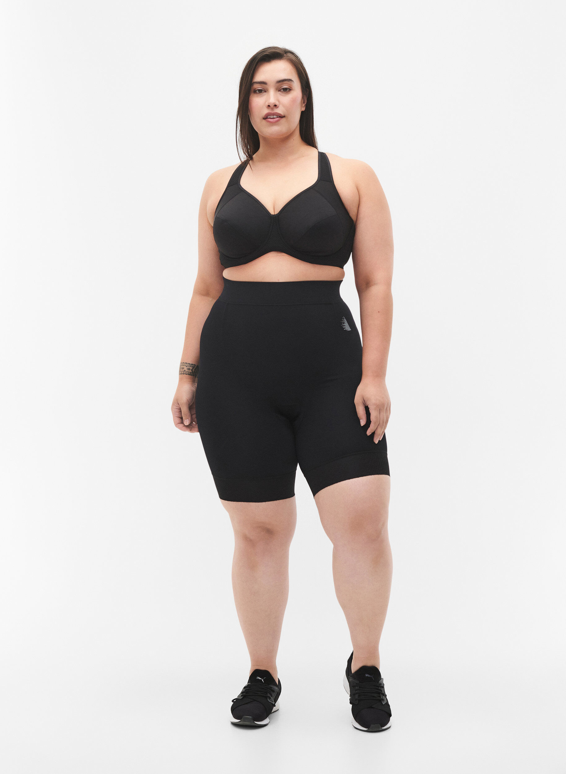 ZizziKorte fiets-/spinningbroek, Black, Model image number 3