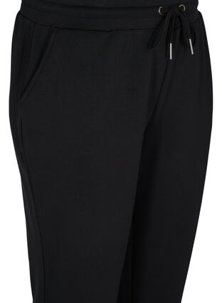 Pantalon de survêtement ample avec poches, Black, Packshot image number 2