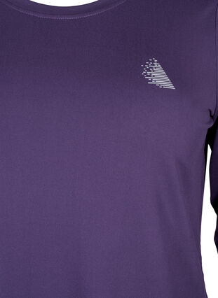 Sport shirt met lange mouw, Purple Plumeria, Packshot image number 2