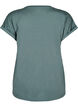 T-shirt met korte mouwen van katoenmix, Groen, Packshot image number 1