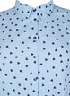 Shirtblouse met 3/4 mouwen, Blauw, Packshot image number 2