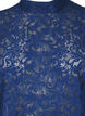 Kanten blouse met strikdetail, Estate Blue, Packshot image number 2
