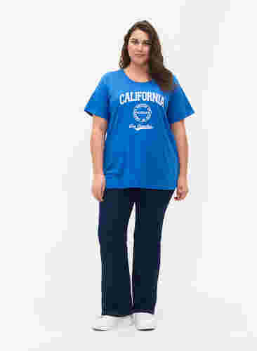 FLASH - T-shirt met motief, Strong Blue, Model image number 2