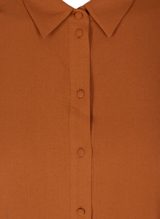 Tuniek met knoopsluiting, Leather Brown ASS, Packshot image number 2