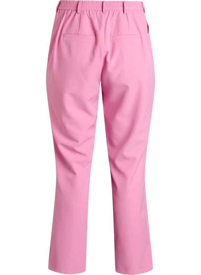 Broek met zakken en rechte pijpen, Roze, Packshot image number 1