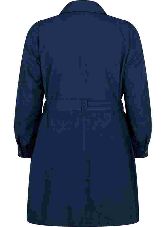 Trench-coat avec ceinture et poches, Navy Blazer, Packshot image number 1