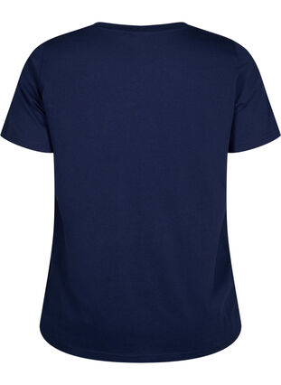 T-shirt en coton avec imprimé texte, Medieval B. w. Paris, Packshot image number 1