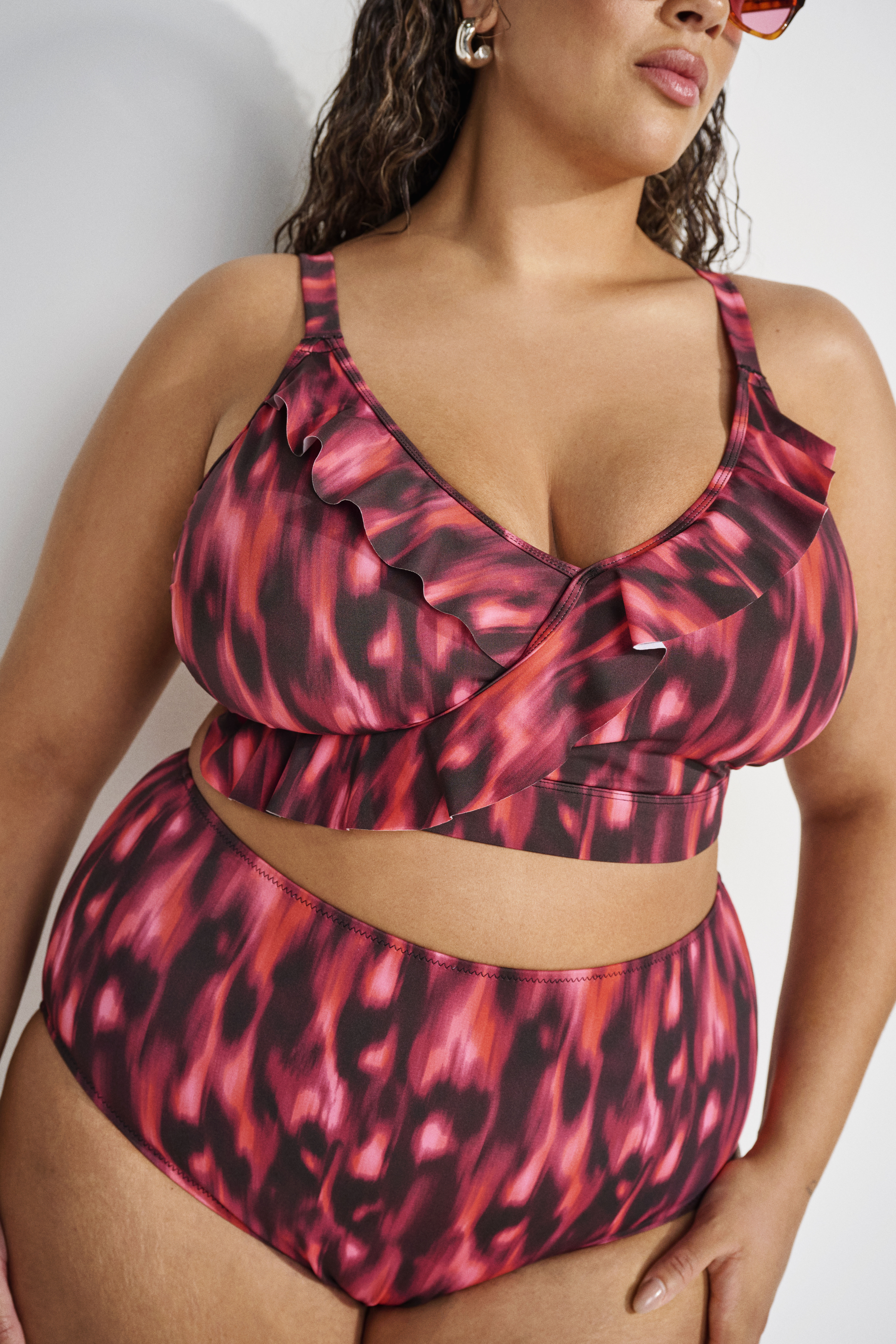 ZizziBikini met ruches, , Model