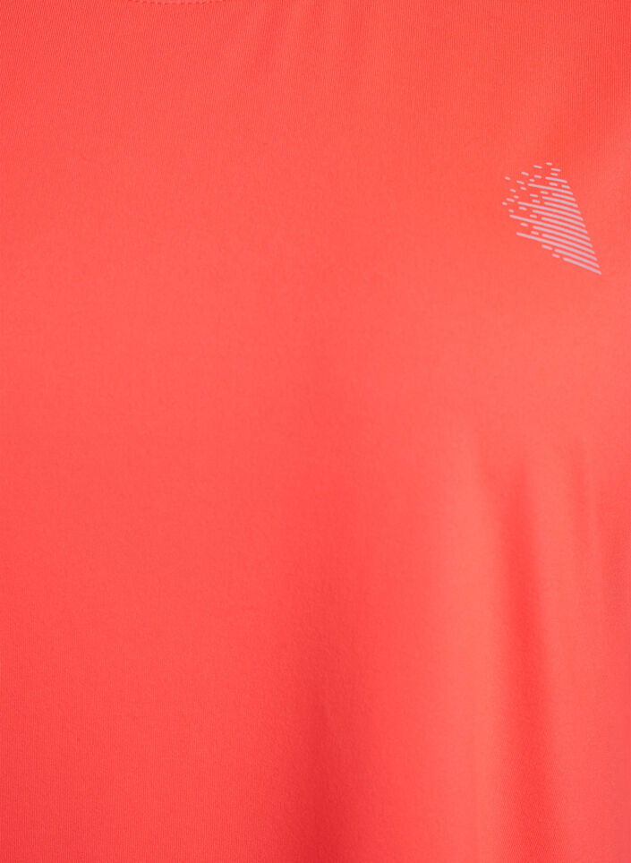 T-shirt de sport couleur unie, Corail, Packshot image number 2