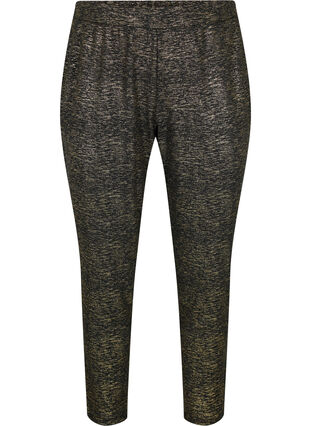  Pantalon Maddison couleur or avec poches, Black w. Gold, Packshot image number 0