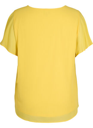 Blouse manches courtes, Primrose Yellow, Packshot image number 1